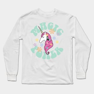 Hippie unicorn Long Sleeve T-Shirt